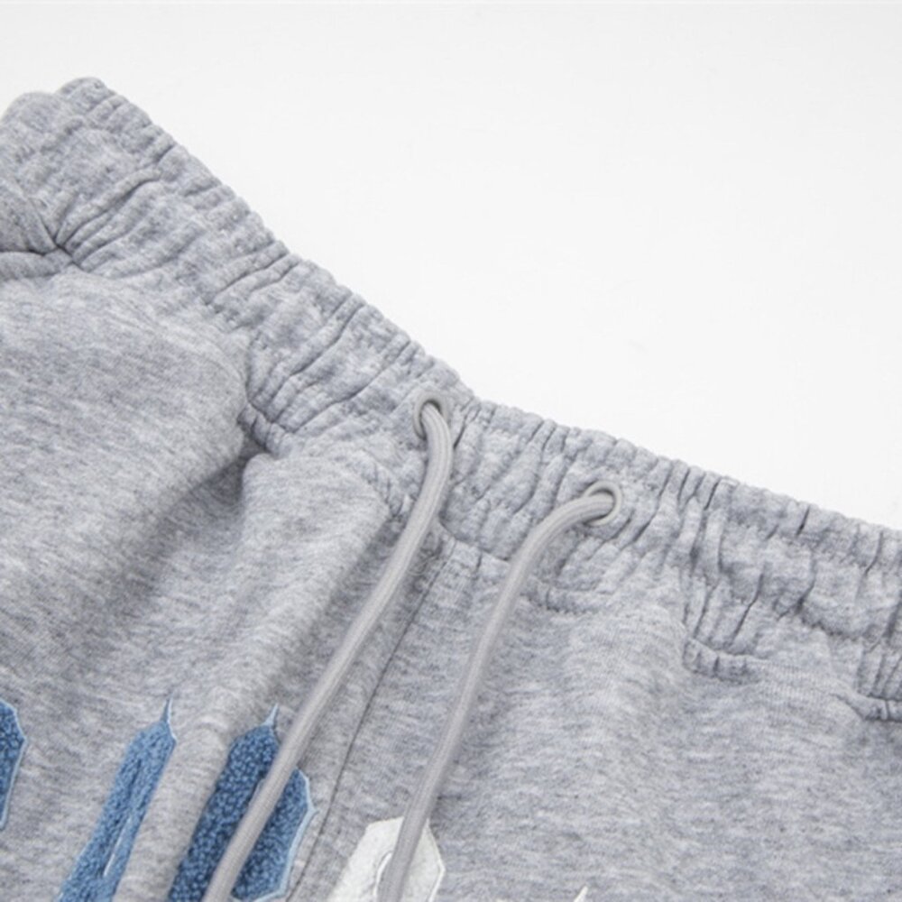 Trapstar Grey Lettering Shorts - Picture 2 of 8